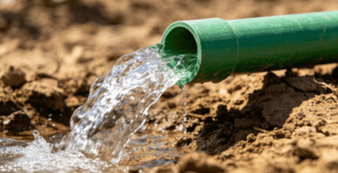 Green Irrigation Pipe